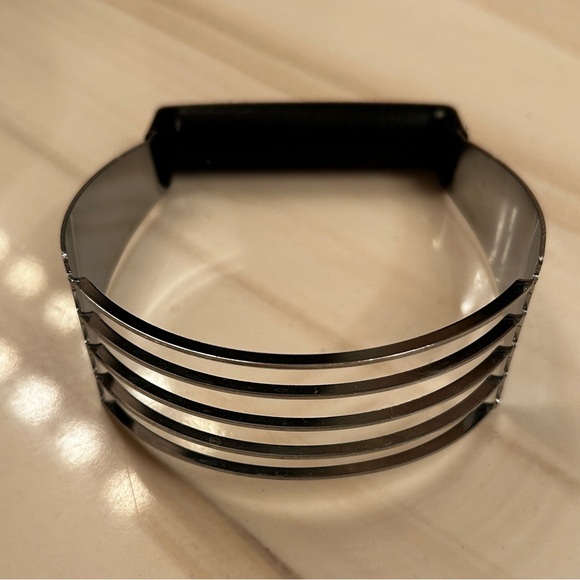 Vintage EKCO Dough Pastry Blender Black Handle Chromium Plated - Picture 1 of 3